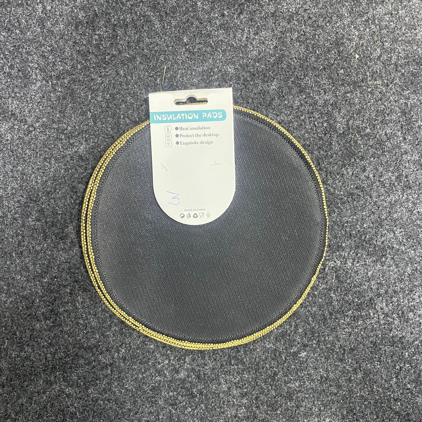 AM7706 Round Heat Insulation Pads - 18x18cm (Pack of 3)