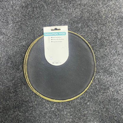AM7706 Round Heat Insulation Pads - 18x18cm (Pack of 3)