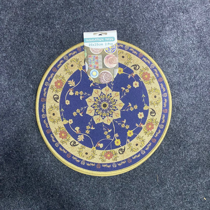 AM7707 decorative heat resistant thermal insulation pads for protecting kitchen surfaces and dining tables