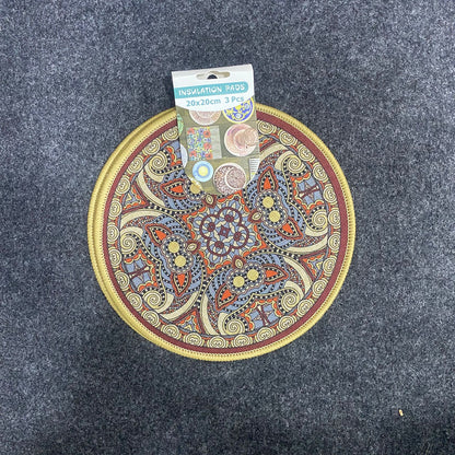 AM7708 DECORATIVE HEAT RESISTANT THERMAL INSULATION PADS FOR PROTECTING KITCHEN SURFACES AND TABLES