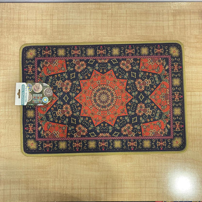 am7713 VINTAGE STYLE ARTISTIC HEAT RESISTANT INSULATION PAD FOR KITCHEN DINING TABLE SURFACE PROTECTION