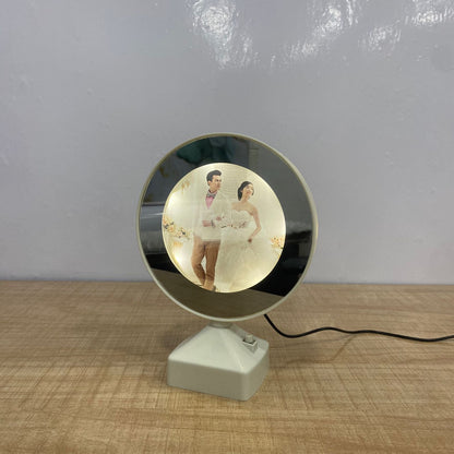 AM7714 MULTIFUNCTIONAL MAGIC MIRROR PHOTO FRAME WITH LED LIGHTING FOR HOME DECOR AND GIFTING