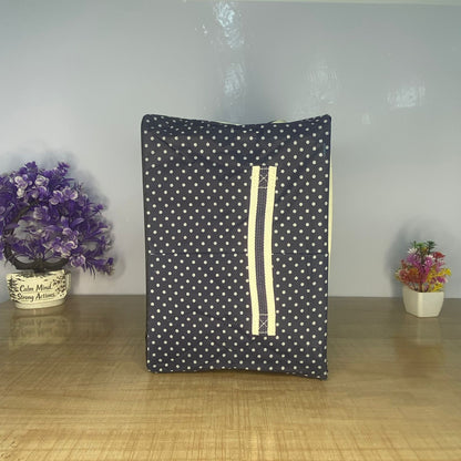AM7717 Foldable Steel Frame Cloth Organizer for Wardrobe Organizer for Storage Sarees, Shirts, Blankets, Clothes Storage Box with Handle
