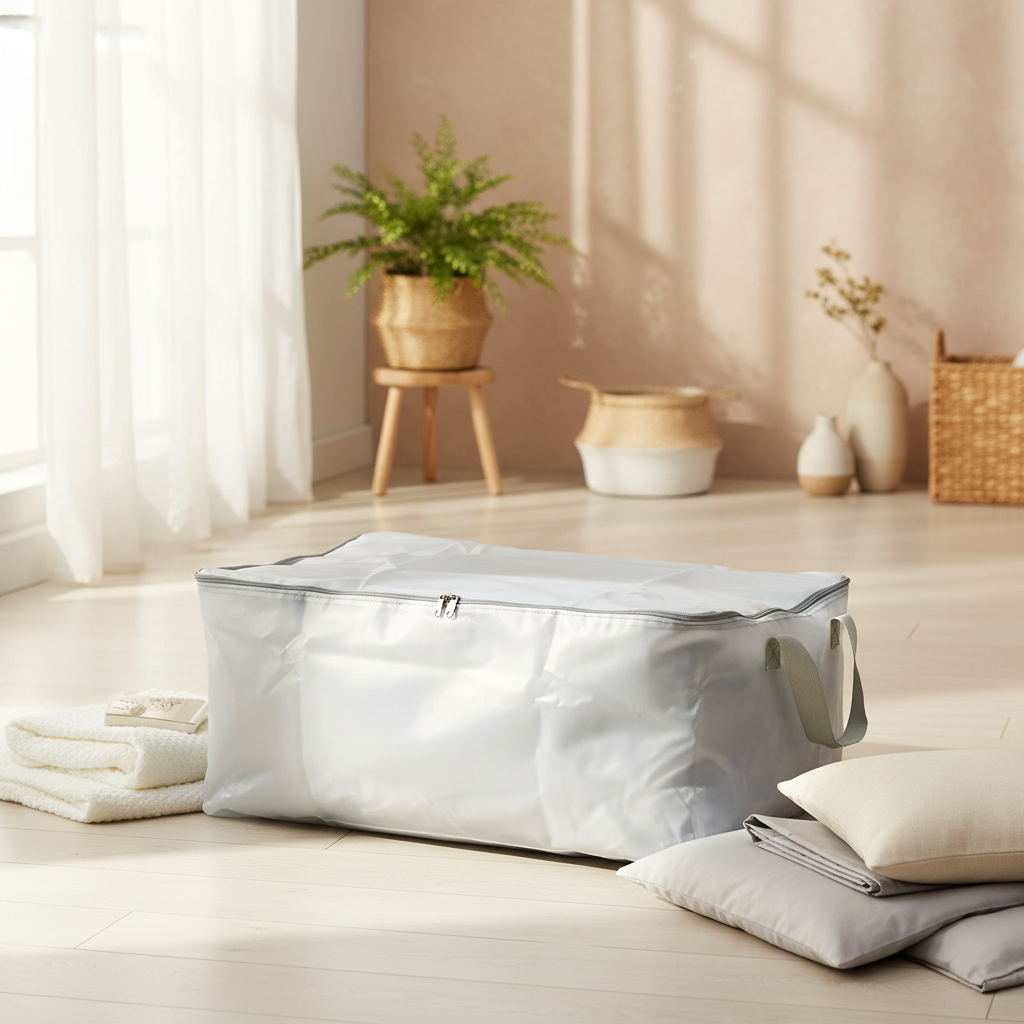 AM7720 LARGE CAPACITY FOLDABLE STORAGE BAG FOR ORGANIZED CLOTHING STORAGE AND EFFICIENT HOME MANAGEMENT