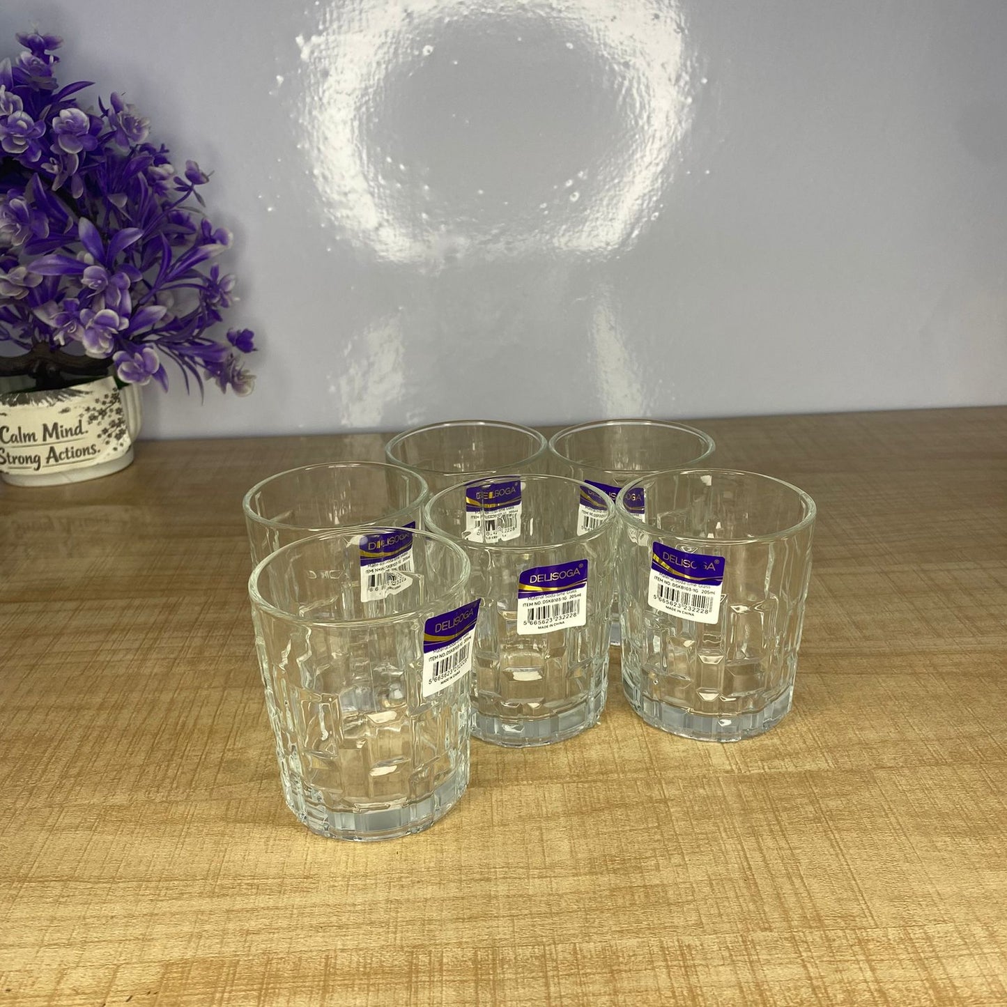 AM7727 PREMIUM CRYSTAL GLASS ROUND TEA LIGHT CANDLE HOLDER FOR ELEGANT HOME TABLE DECOR