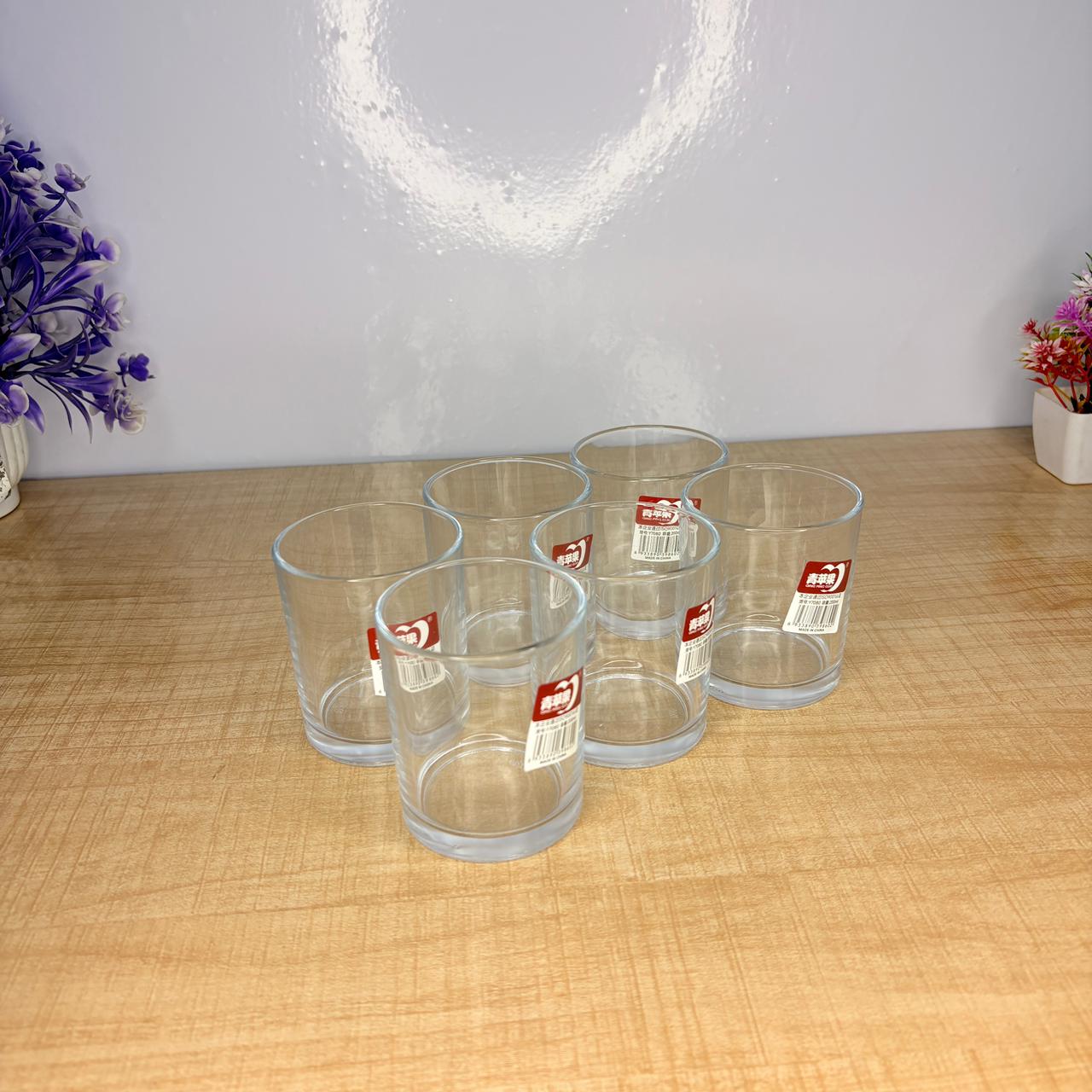 AM7730 ELEGANT CLEAR GLASS WALTZ ROTATING DRINKING CUP FOR SOPHISTICATED HOME TABLE DECORATION