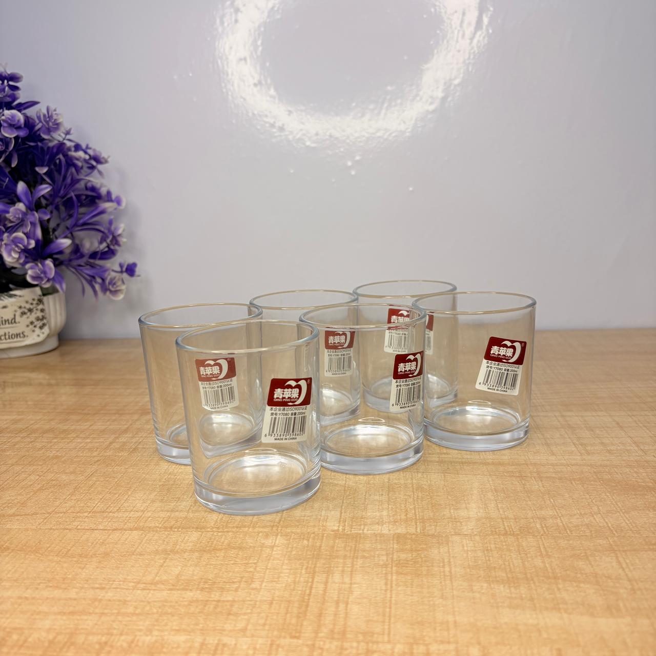 AM7730 ELEGANT CLEAR GLASS WALTZ ROTATING DRINKING CUP FOR SOPHISTICATED HOME TABLE DECORATION