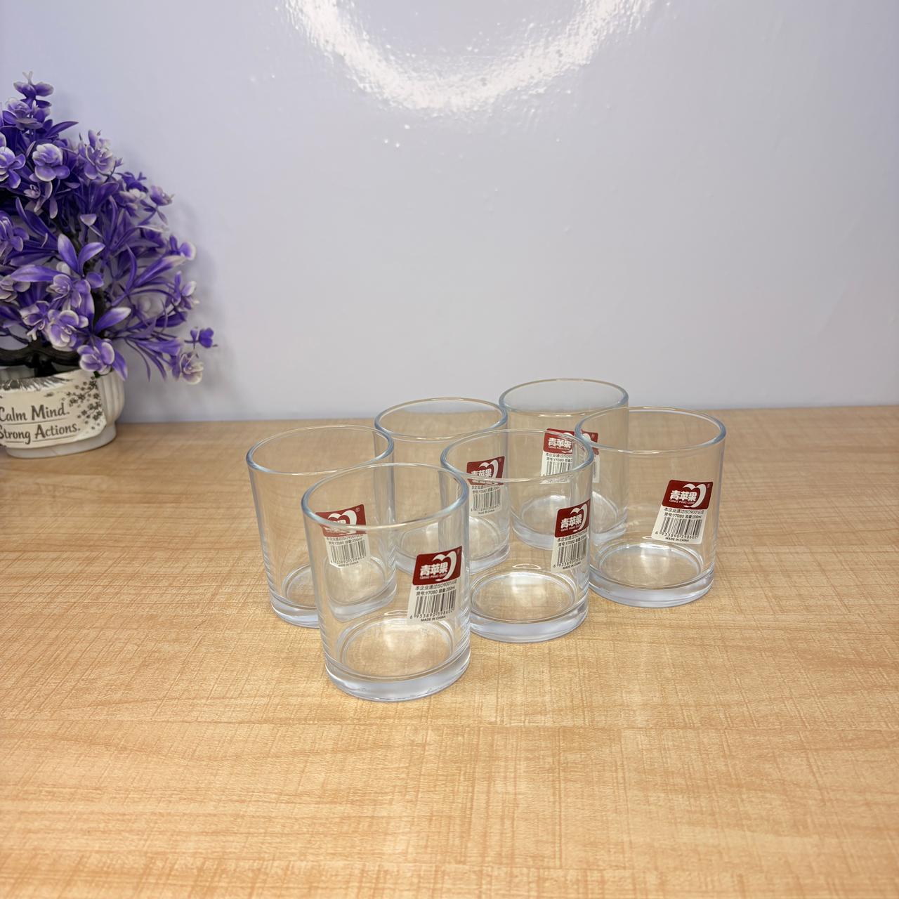 AM7730 ELEGANT CLEAR GLASS WALTZ ROTATING DRINKING CUP FOR SOPHISTICATED HOME TABLE DECORATION