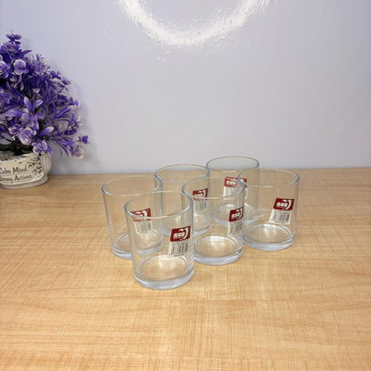 AM7730 ELEGANT CLEAR GLASS WALTZ ROTATING DRINKING CUP FOR SOPHISTICATED HOME TABLE DECORATION
