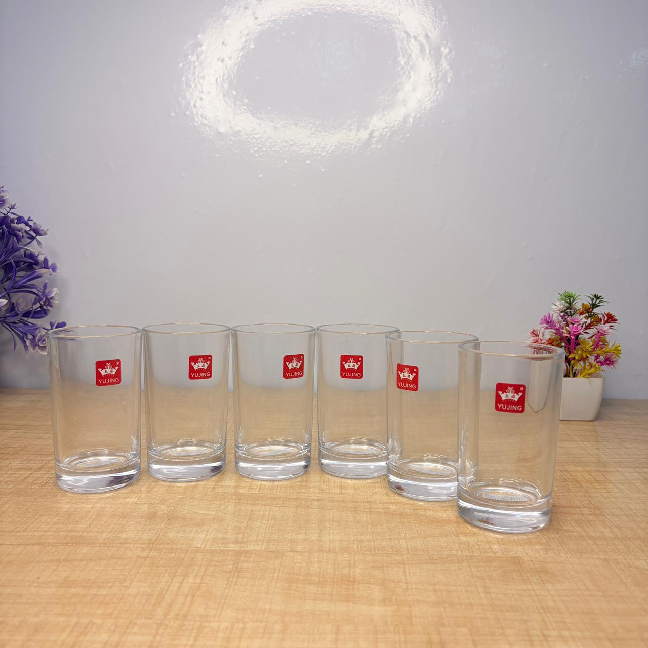 AM7731 Yujing Premium Clear Glass Tumbler Set (6 Pieces) – Model YJA-1009