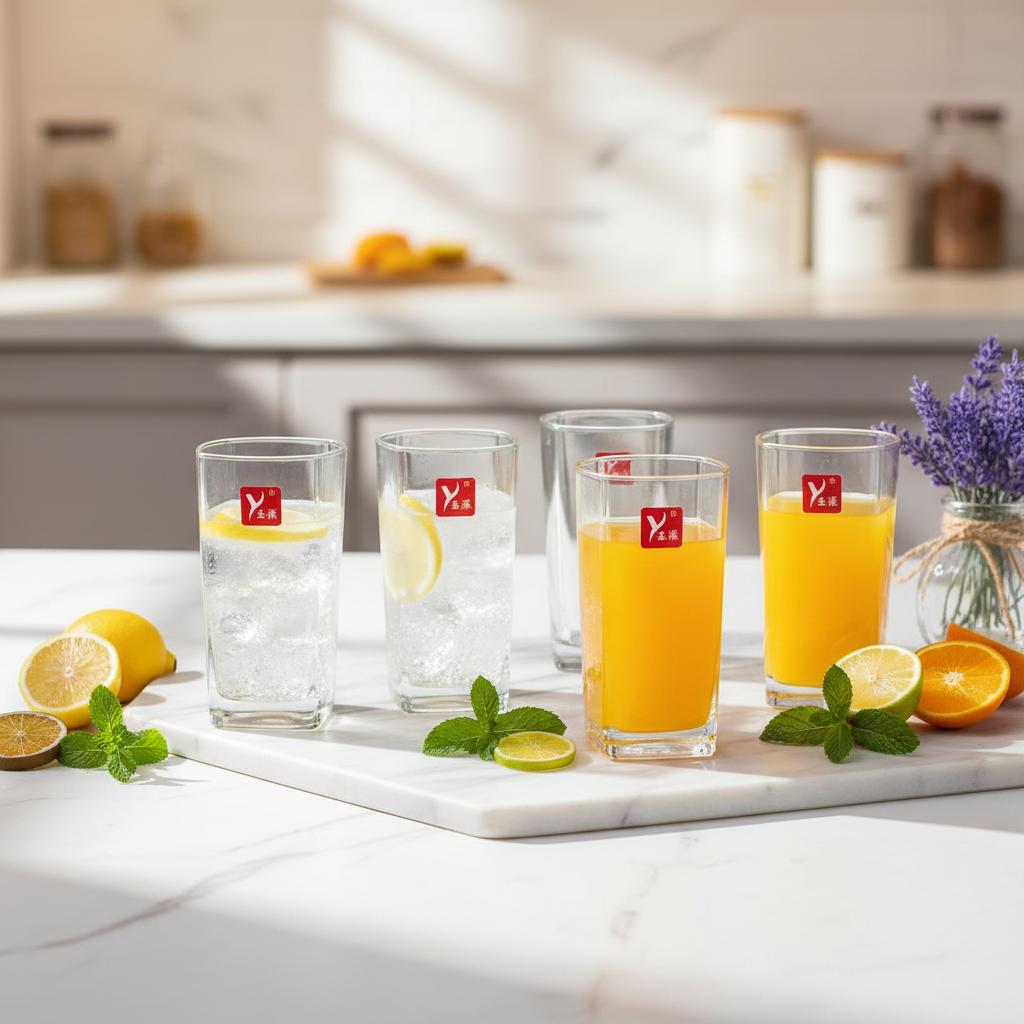 AM7732 ELEGANT CLEAR GLASS VASE WITH RIBBED DESIGN FOR STYLISH HOME TABLE DECORATION