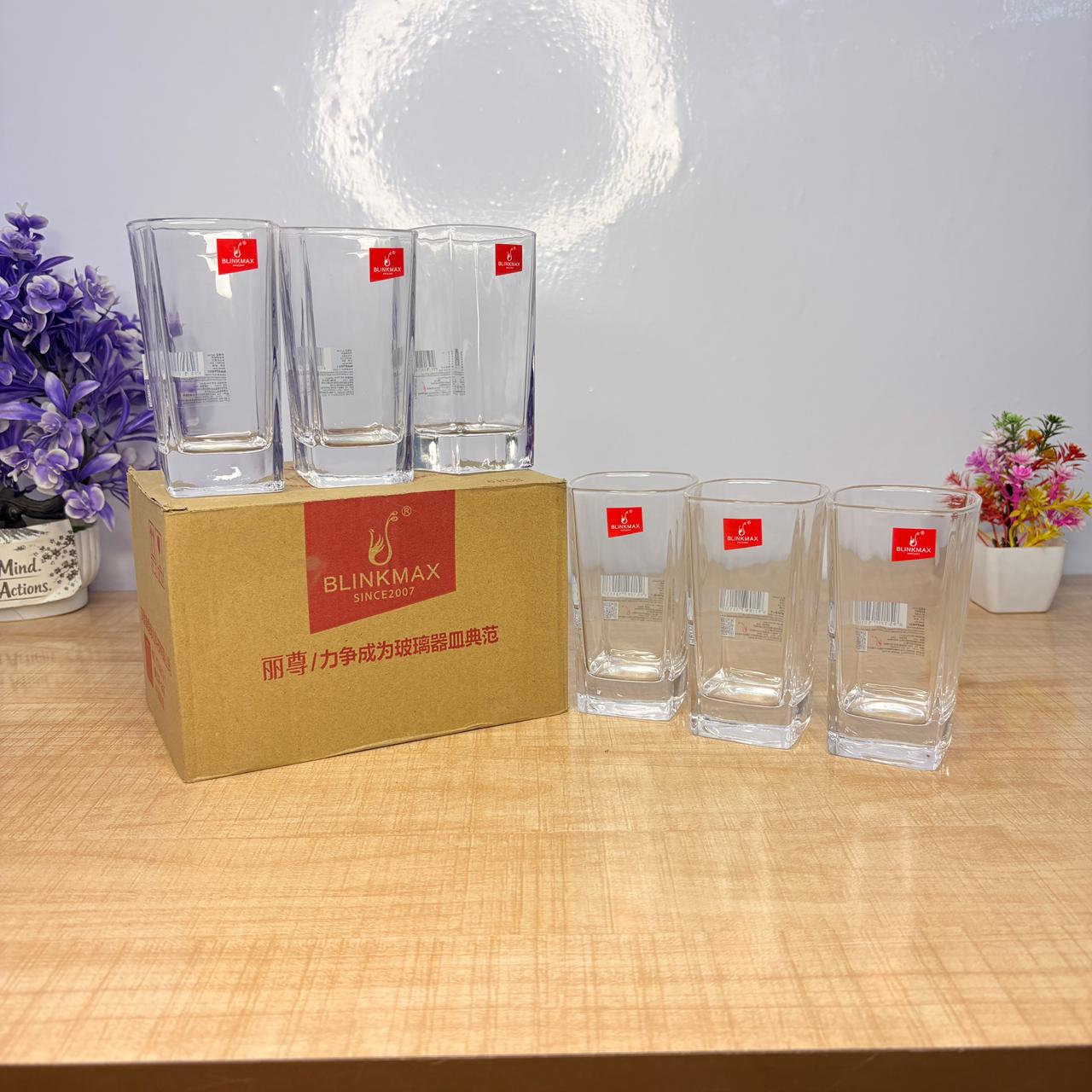 AM7733 DECORATIVE CLEAR GLASS VASE WITH MODERN RIBBED TEXTURE FOR ELEGANT HOME TABLE DISPLAY