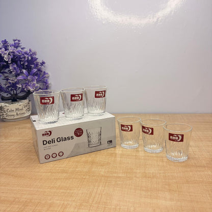 AM7744 Elegant Crystal Miniature Shot Glassware Set of 6 for Sophisticated Bar Serving