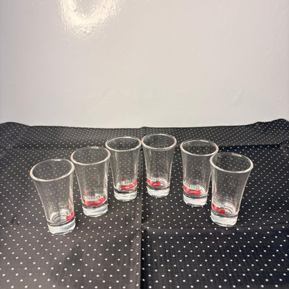AM7747 Qianli Clear Glass Shot Glasses Set (6-Piece, Item Y311)