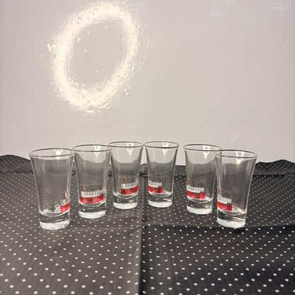 AM7747 Qianli Clear Glass Shot Glasses Set (6-Piece, Item Y311)