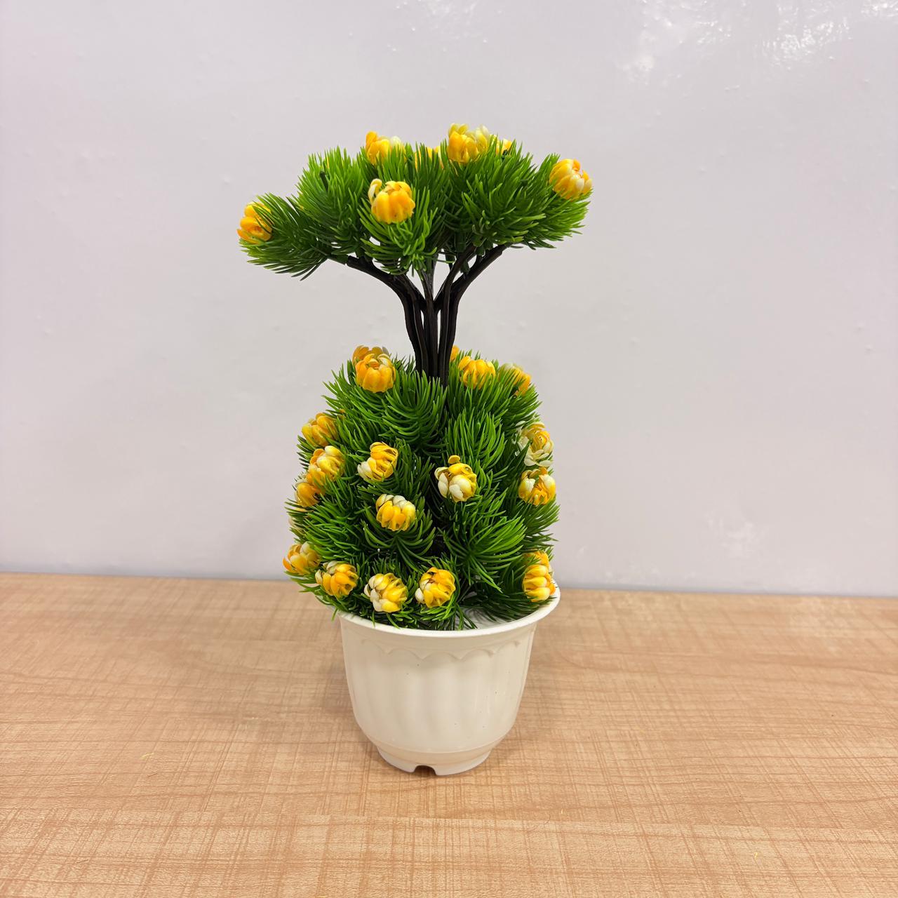 AM7768 Mini Artificial Bonsai Plants Set (Mix, Pack Of 1)