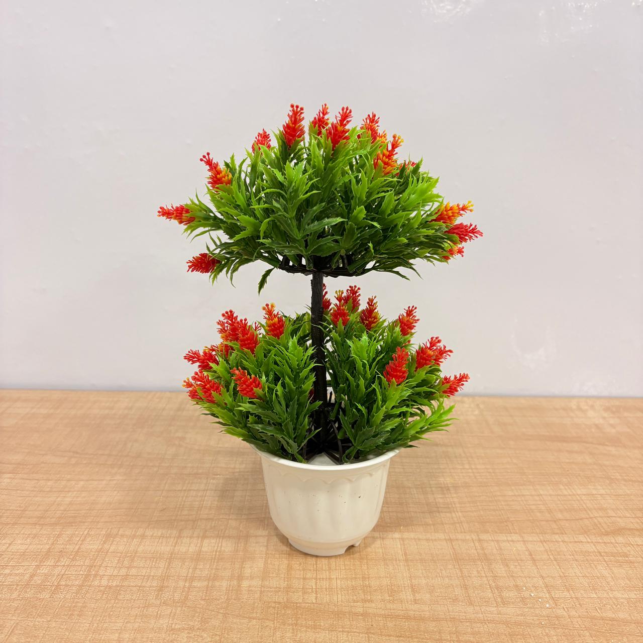 AM7768 Mini Artificial Bonsai Plants Set (Mix, Pack Of 1)