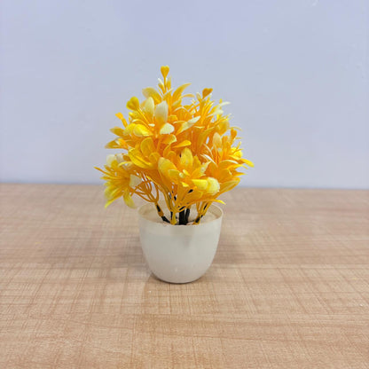 AM7769 Mini Artificial Potted Plants Set (Mix, Pack Of 1)