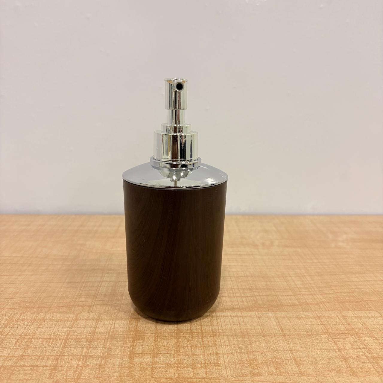 AM7784 ELEGANT WOODEN FINISH SOAP DISPENSER FOR MODERN BATHROOM AND KITCHEN SINK UTILITY  point to point description