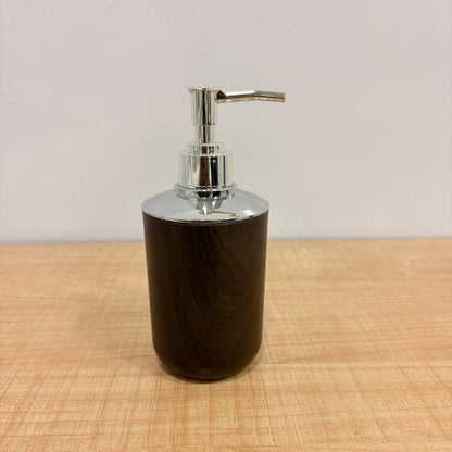 AM7784 ELEGANT WOODEN FINISH SOAP DISPENSER FOR MODERN BATHROOM AND KITCHEN SINK UTILITY  point to point description