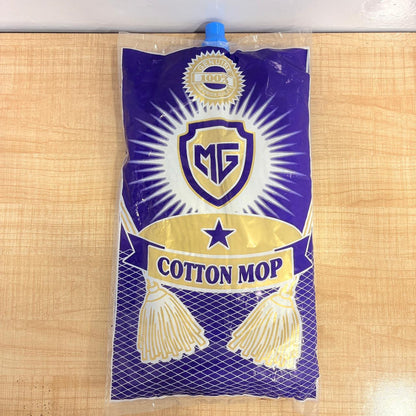 AM7814 MG Heavy Duty 9-Inch Clip & Fit Cotton Mop Refill - White