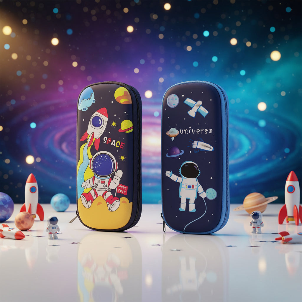 AM7811 Premium Eva Hardtop Pencil Case With Multi Design Characters For School And stationery