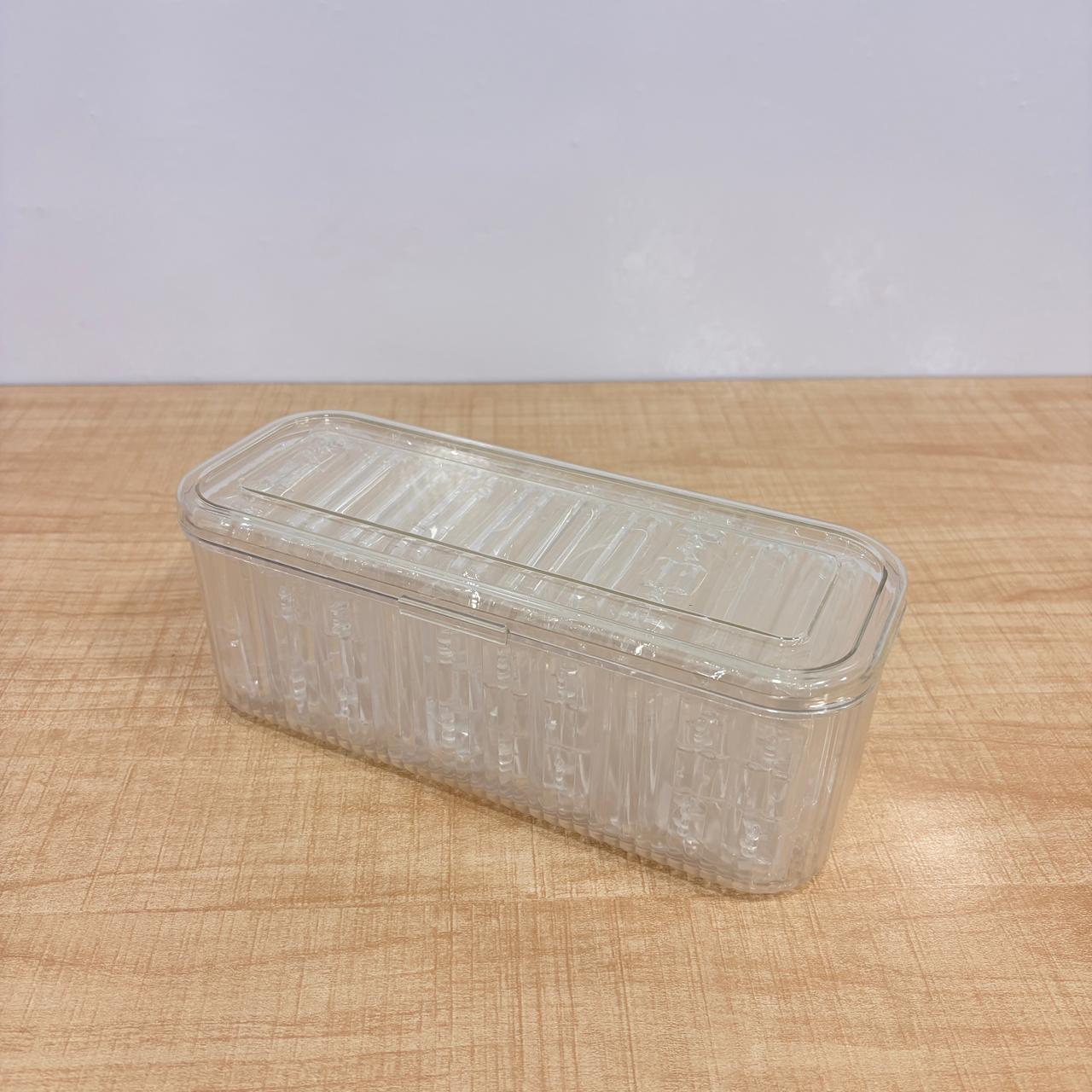 A06496 10-Piece Clear Acrylic Jewellery Organizer Box Set