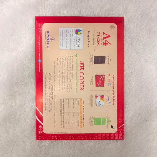 A06549 JK Copier A4 Paper 75 GSM (500 Sheets Pack)