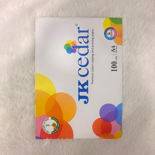A06550 JK Cedar A4 Premium Copier Paper (100 GSM, 500 Sheets)