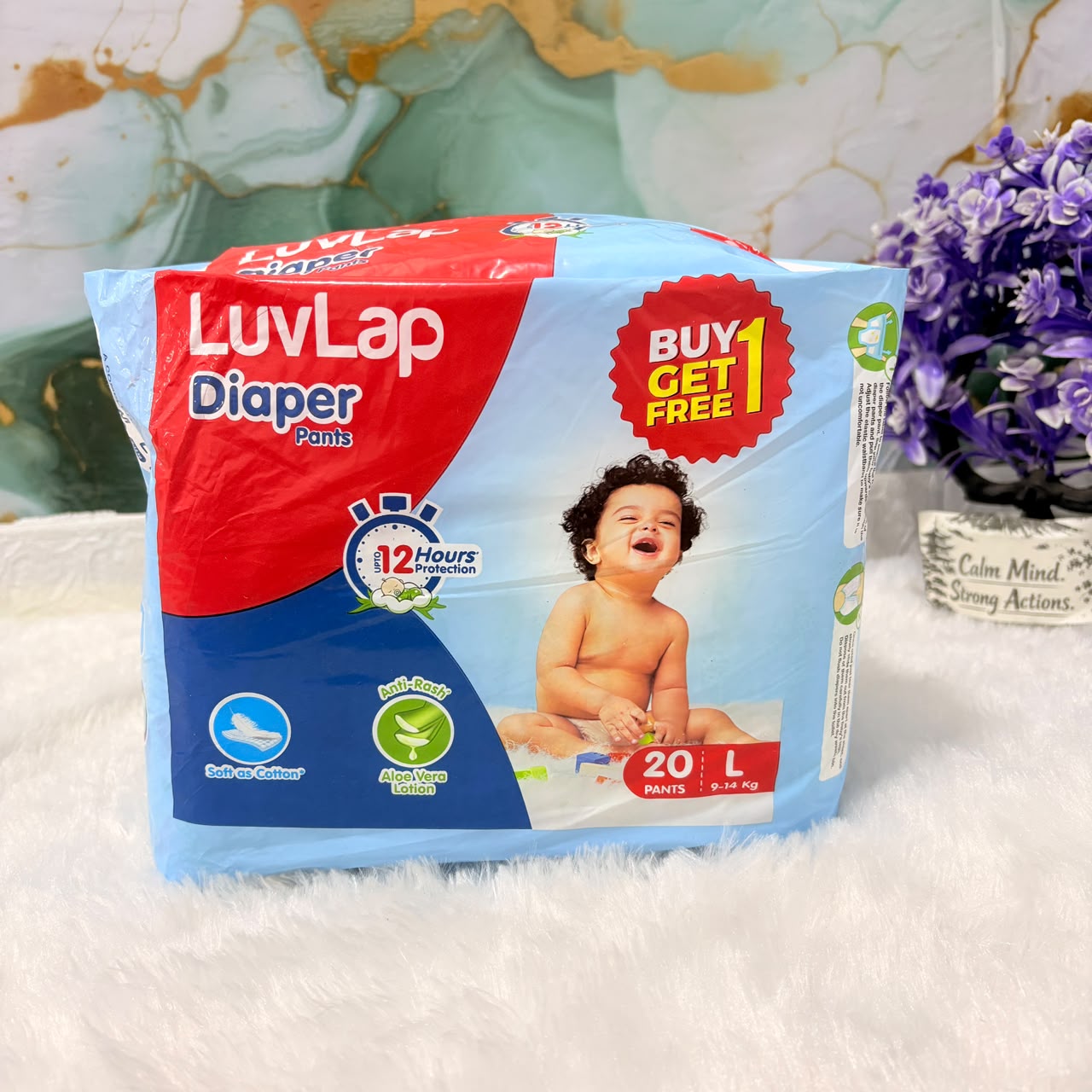 A06564 LuvLap Diaper Pants (Large Size, 20 Count) - Buy 1 Get 1 Free