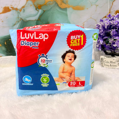 A06564 LuvLap Diaper Pants (Large Size, 20 Count) - Buy 1 Get 1 Free