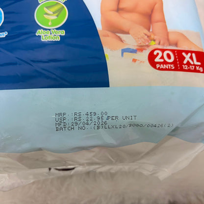 A06565 LuvLap Diaper Pants (XL Size, 20 Count) - Buy 1 Get 1 Free