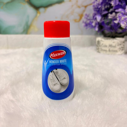 A06567 Maxwax Wonder White Liquid Polish for Canvas Shoes (120g)