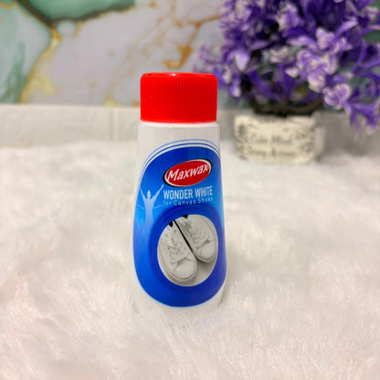 A06567 Maxwax Wonder White Liquid Polish for Canvas Shoes (120g)