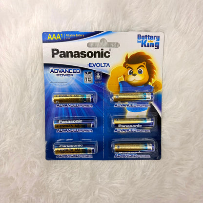 A06572 Panasonic Evolta AAA Alkaline Batteries (1.5V, Pack of 1)