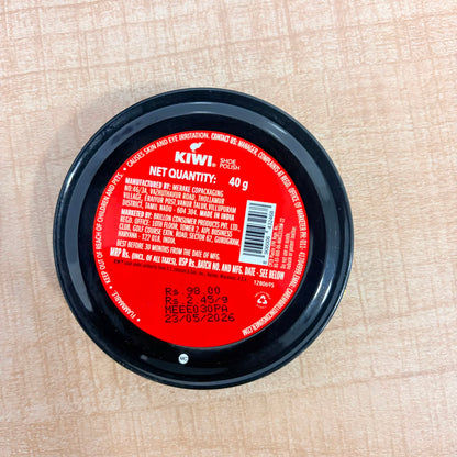 A06623 KIWI Black Wax Leather Polish - 40g