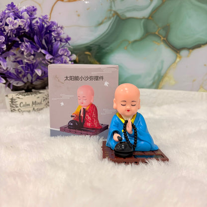 TM0194 Solar-Powered Moving Head Buddha Statue