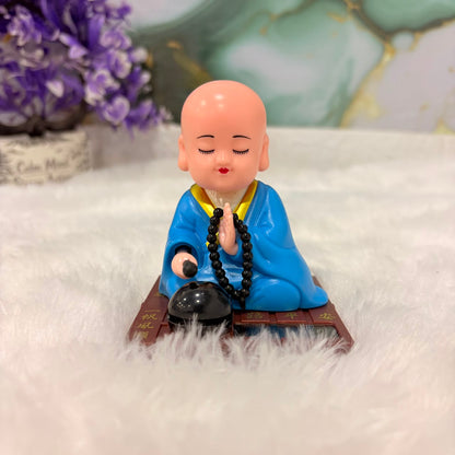 TM0194 Solar-Powered Moving Head Buddha Statue