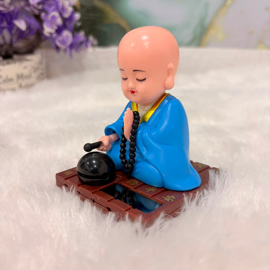 TM0194 Solar-Powered Moving Head Buddha Statue