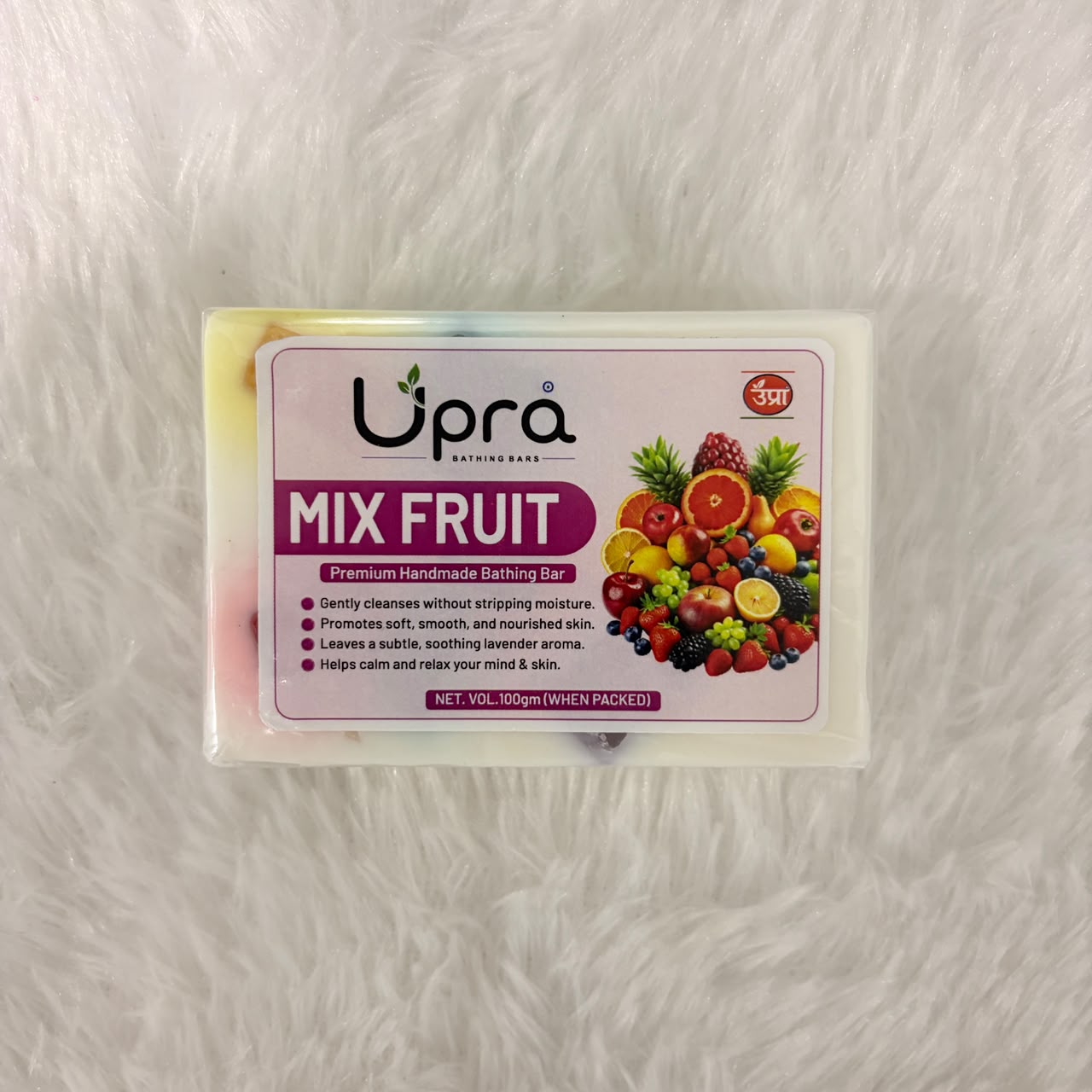 A06639 Upra Handmade Bathing Soap - 1 Pc (Assorted Set of Mix Variants, 100g each)