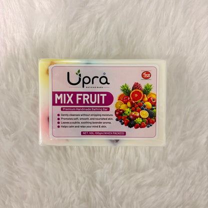 A06639 Upra Handmade Bathing Soap - 1 Pc (Assorted Set of Mix Variants, 100g each)