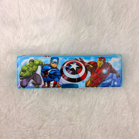 A06583 PCB-9960 Printed Magnetic Pencil & Compass Box for Kids - 8 In