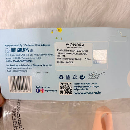 A06671 Wondra Antibacterial Kitchen Wiper with Double Blade