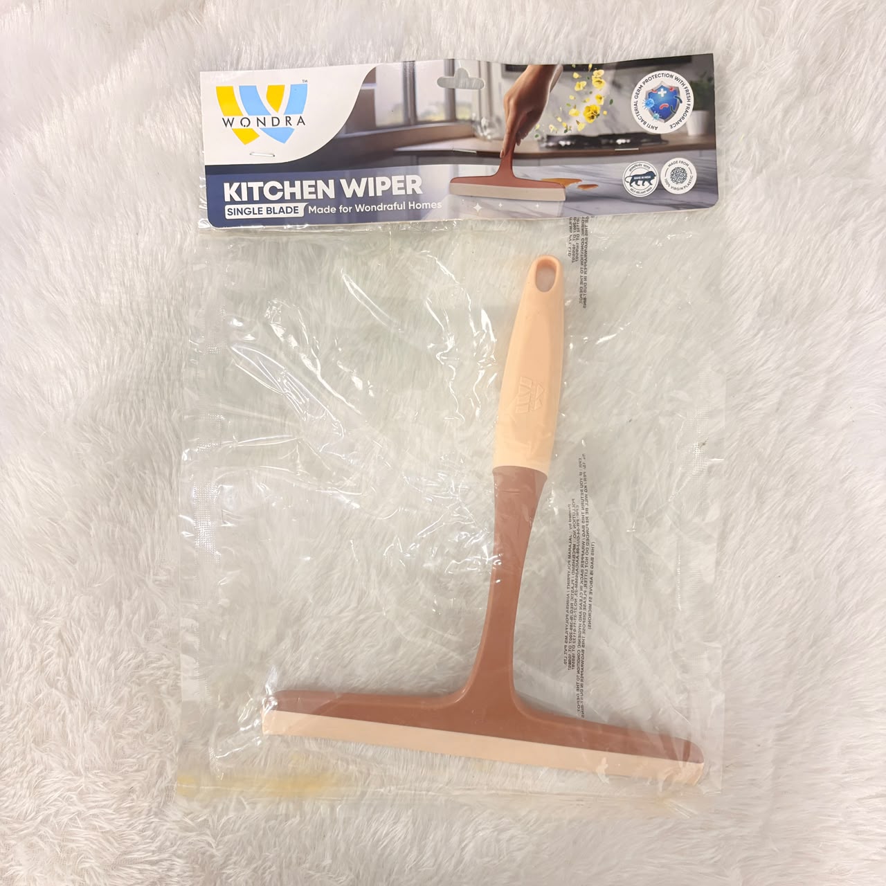 A06672 Wondra Antibacterial Kitchen Wiper - Single Blade with Ergonomic Handle