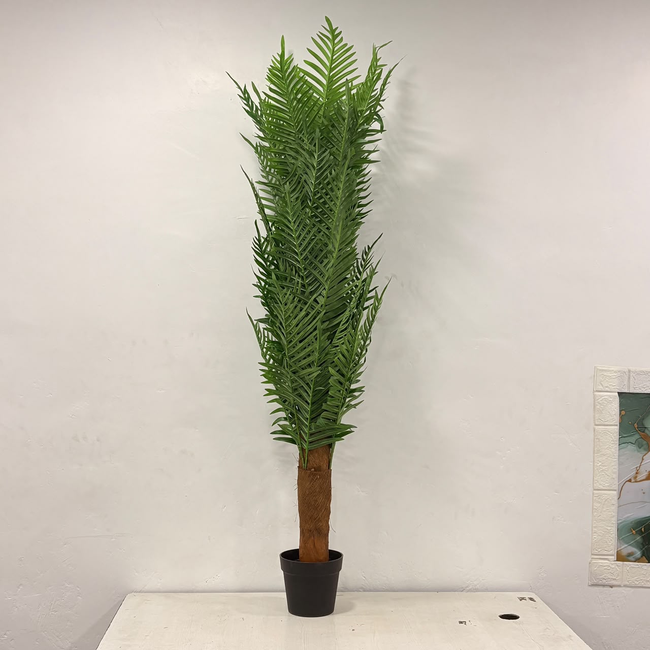 A06683 Artificial Cycas Palm Tree in Pot