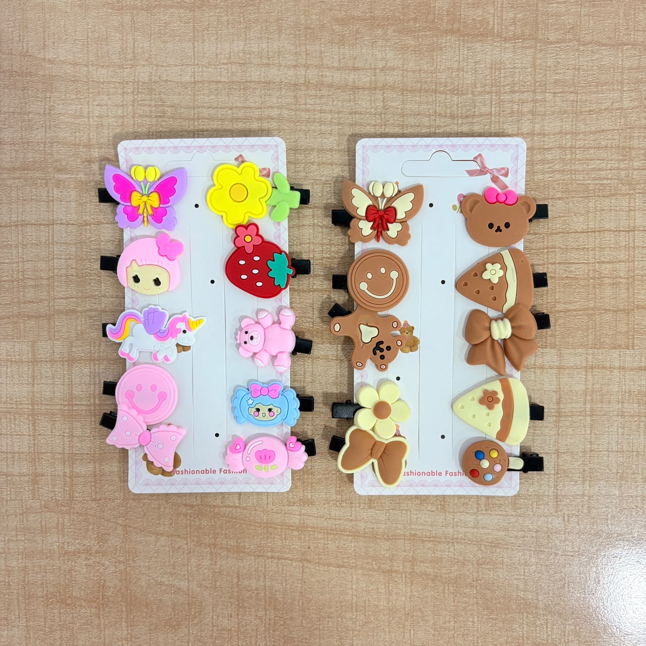 A06711 Cute Cartoon & Character Designer Hair Clip Set (PACK OF 10PC) for Girls (Assorted Designs)
