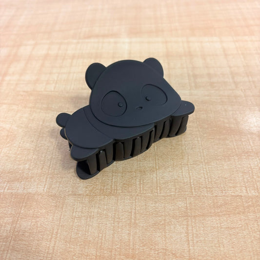 A06722 Cute Matte Panda Design Hair Claw Clips for Women & Girls