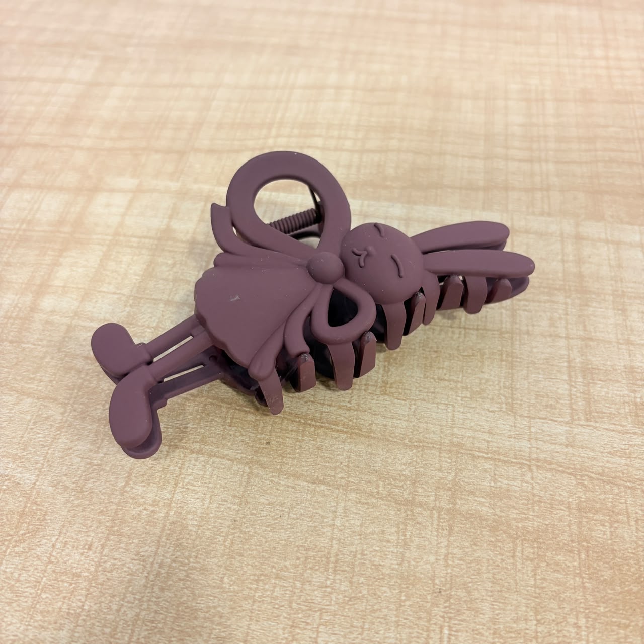 A06723 Cute Cartoon Bunny Matte Hair Claw Clip