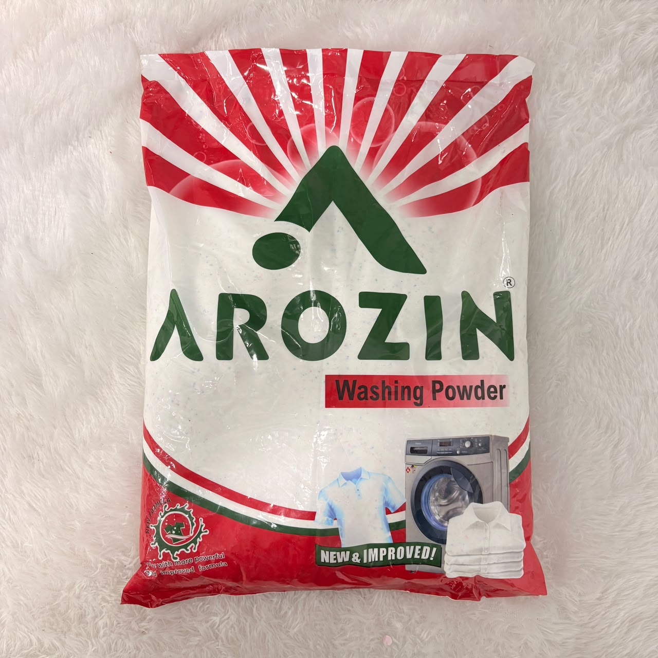A06729 Arozin New & Improved Washing Powder – 4 kg Pack | Machine & Bucket Wash Detergent