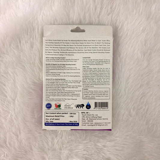 A06733 Touch Gold Scalegon Descaling Powder for Washing Machine & Dishwasher (100g)